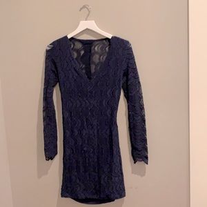 Nightcap Clothing Navy dress